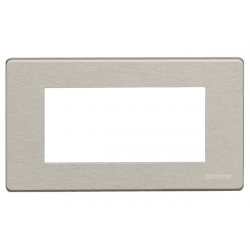 PLACA MATIX ALUMINIO OXIDAL 4 PUESTOS 504/4A/X