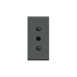 MODULO LIVING LIGHT ANTRACITA HEMBRA 10A ALVEOLO PROTEGIDO L4113