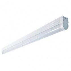 CANOA FLUORESCENTE 1X36W E/PLANA (ALUMINIO) CON TUBO