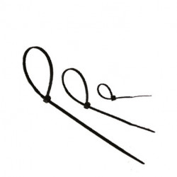 AMARRA CABLE 200 X 3,6MM NEGRA UV