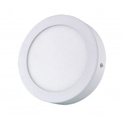 FOCO SOBREPUESTO LED 9W 3000K REDONDO BLANCO