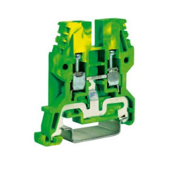 BORNE DE CONEXION PROTECCION TIERRA VERDE/AMARILLO 4MM