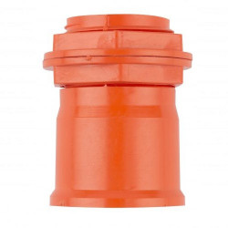 TERMINAL CONDUIT PVC 63MM CON 2 TUERCAS PLASTICAS