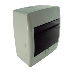 TABLERO PLASTICO CON PUERTA FUME SOBREPUESTO 6 POLOS