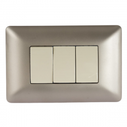 INTERRUPTOR EMBUTIDO CHAMPAGNE 9/32