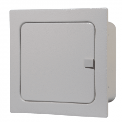 TABLERO MODULAR METALICO CON PUERTA EMBUTIDO 6 POLOS DIN 6041-D
