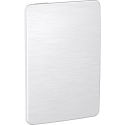 PLACA ORION COSMIC GREY/GRIS 4X2 CIEGA SIN SOPORTE