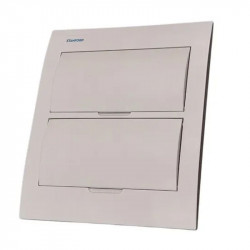 TABLERO PLASTICO CON PUERTA BLANCA EMBUTIDO 24 POLOS LIBRE DE HALOGENO