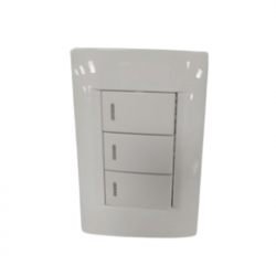 INTERRUPTOR EMBUTIDO CIVIL BLANCO TECLON 9/24