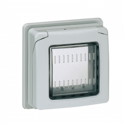 ADAPTADOR IP55  PARA 2 MODULOS MOSAIC EN PLASTRON 053948