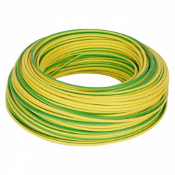 CABLE FLEXIBLE 1,5MM VERDE/AMARILLO H07V-K TOPFLEX