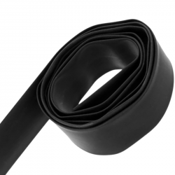 MANGA TERMOCONTRAIBLE CON RESINA 32MM A 8MM NEGRA X1,20 MTS SEMI RIGIDA