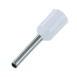 TERMINAL PUNTA FERRUL AISLADO 0,5MM (22AWG) BLANCO