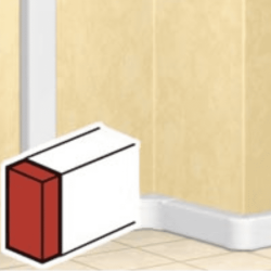 TAPA FINAL PARA CANALETA DLP 3 195X65MM BLANCA 010707