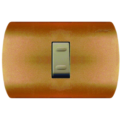 INTERRUPTOR EMBUTIDO ARIS DORADO BEIGE 9/24