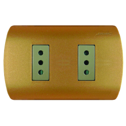 HEMBRA EMBUTIDA ARIS DORADO BEIGE DOBLE 10A