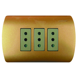 HEMBRA EMBUTIDA ARIS DORADO BEIGE TRIPLE 10A