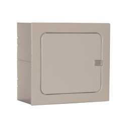 TABLERO MODULAR METALICO CON PUERTA SOBREPUESTO 6 POLOS DIN 6841-D