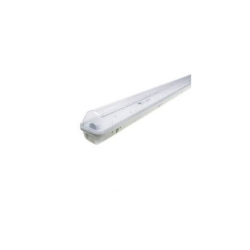 LAMPARA HERMETICA PARA 2 TUBOS LED T8 1200MM IP65 UN CONTACTO SIN TUBO