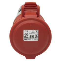 ENCHUFE INDUSTRIAL HEMBRA VOLANTE 3X32A+T IP44 555218