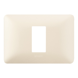 PLACA MATIX PLASTICA GRIS PERLA 1 PUESTO AM503M1GP