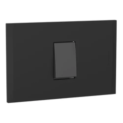 INTERRUPTOR EMBUTIDO NOBILE ANTRACITA NEGRA 9/12 AF2100EANG
