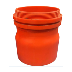 TERMINAL CONDUIT PVC SCH 40 2 1/2PULGADAS CON 2 TUERCAS PLASTICAS