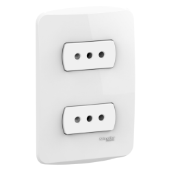 HEMBRA EMBUTIDA MILUZ BLANCO DOBLE 10A