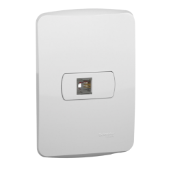 HEMBRA EMBUTIDA MILUZ BLANCO TELEFONO RJ-11