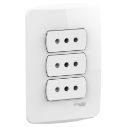 HEMBRA EMBUTIDA MILUZ BLANCO TRIPLE 10A