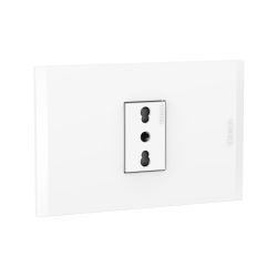 HEMBRA EMBUTIDA NOBILE BLANCO SIMPLE 10/16A AF2180E1B