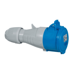 ENCHUFE INDUSTRIAL HEMBRA VOLANTE 2X32A+T IP44 555214