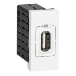 MODULO MOSAIC TM CARGADOR USB SIMPLE 5V 1500mA TIPO A 077591