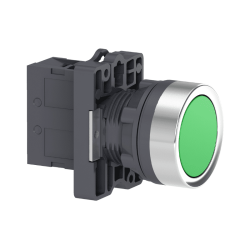 PULSADOR DE 22MM VERDE 1NA PLASTICO XA2EA31