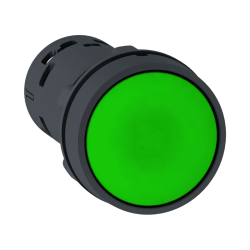 PULSADOR DE 22MM VERDE 1NA MONOLITICO XB7NA31