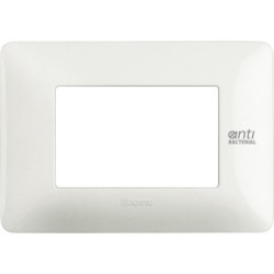 PLACA MATIX BLANCA 3 PUESTOS ANTIBACTERIANA AM4803BAB