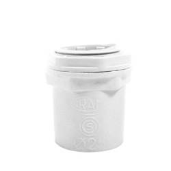 TERMINAL RIGIDO LIBRE DE HALOGENOS 25MM GRIS