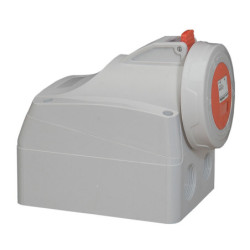 ENCHUFE INDUSTRIAL HEMBRA SOBREPUESTA 4X32A+T IP67 555459