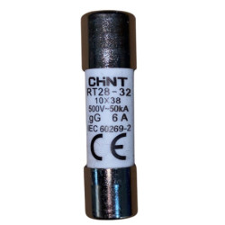 FUSIBLE INDUSTRIAL gG/gL 6,0A 10X38MM 500V 20KA