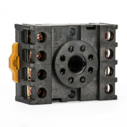 BASE PARA RELE MINIATURA CZF08A-E RIEL DIN OCTAL