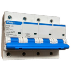 AUTOMATICO NXB-125H 4X80A 10KA C IEC 60947-2