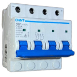 AUTOMATICO NB1-63DC 4X50A C 6KA CORRIENTE CONTINUA