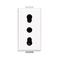 MODULO MATIX BLANCO HEMBRA 16A ANTIBACTERIANA AM5180AB