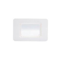 IDROBOX GO DE MATIX GO PLACA 3 PUESTOS BLANCA CON PUERTA TRANSPARENTE IP55 28603W