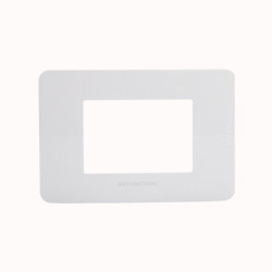 PLACA MATIX GO PLASTICA BLANCO ANTIBACTERIAL 3 PUESTOS JA4803JAB
