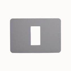 PLACA MATIX GO PLASTICA GRIS 1 PUESTO JA4803M1JG