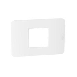 PLACA MATIX GO PLASTICA BLANCA 2 PUESTOS CENTRADOS JA4819JW