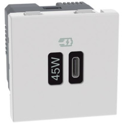 MODULO MATIX GO BLANCO CARGADOR USB TIPO C 45W JW4294C