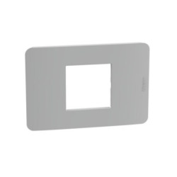 PLACA MATIX GO PLASTICA GRIS 2 PUESTOS CENTRADOS JA4819JG