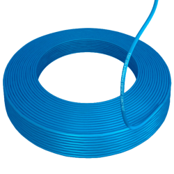 CABLE CON AISLACION LIBRE DE HALOGENOS 4MM AZUL H07Z1-K